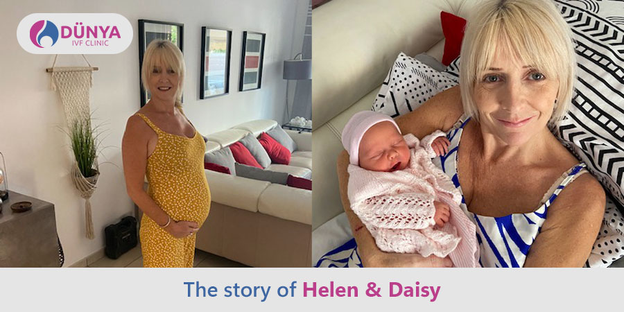 Helen becomes mother after 25 years of IVF