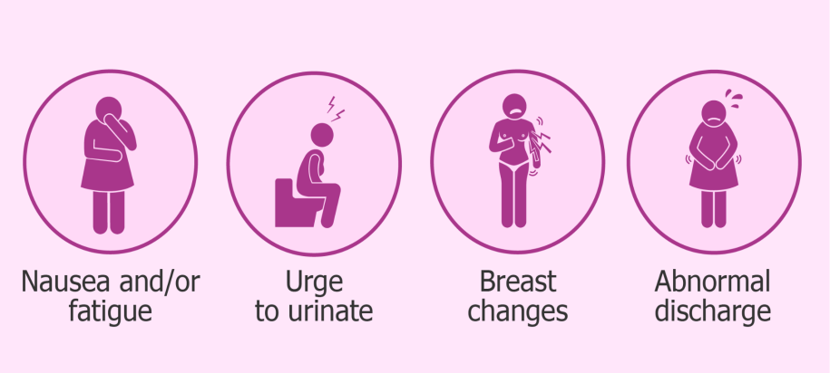 Symptoms in pregnancy after fertility treatment